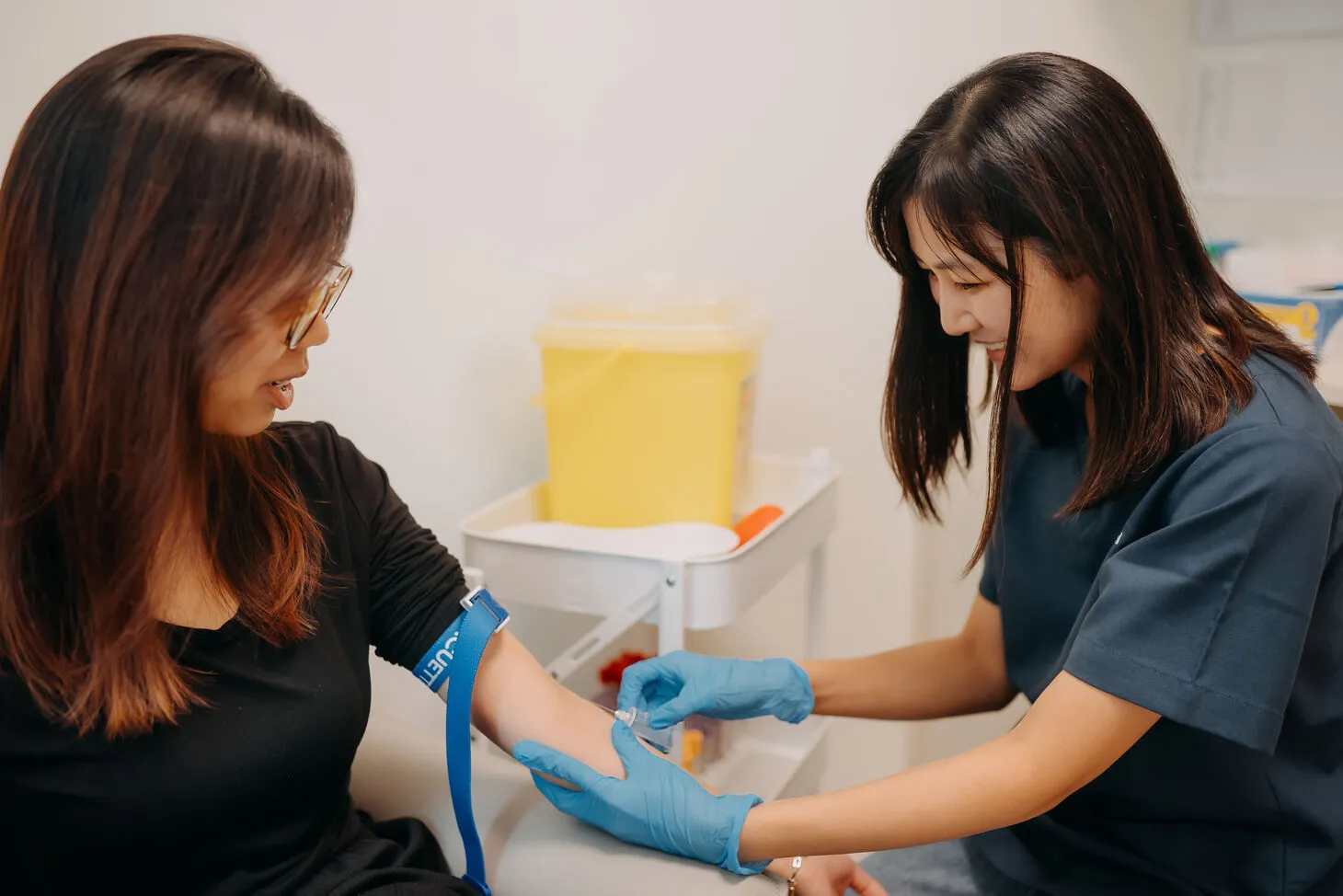 Home screening blood draw service